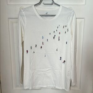 Joe Fresh White Long Sleeve Shirt